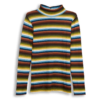 Living Crafts LIVING CRAFTS - Damen Rollkragen-Shirt - Gestreift