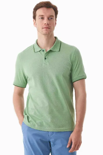 ORGANICATION ORGANICATION Herren vegan Poloshirt Matcha Grün