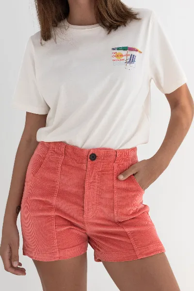 TWOTHIRDS TWOTHIRDS Damen vegan Shorts Cockatoo Pink