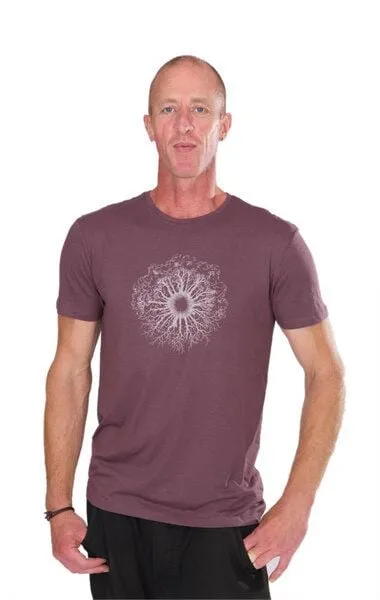 Life-Tree Ecovero Shirt von Life-Tree für Herren Wooden Iris in Mulberry
