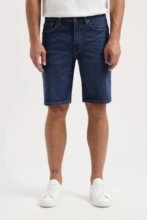 Kuyichi Kuyichi Herren vegan Kurzer Scott Basic Blau