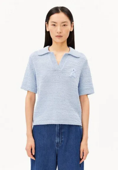 ARMEDANGELS ARMEDANGELS ICONIC Å Damen Strickpoloshirt aus 100% Bio-Baumwolle