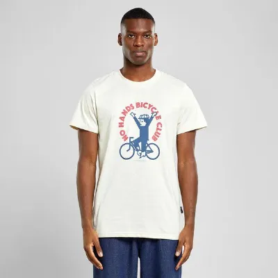 Dedicated DEDICATED Herren T-Shirt No Hands - Oat White