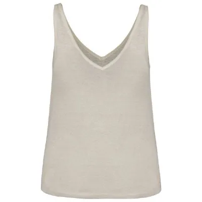 Greenspired Greenspired Damen-Tanktop aus 100 % Leinen - 190g/m²
