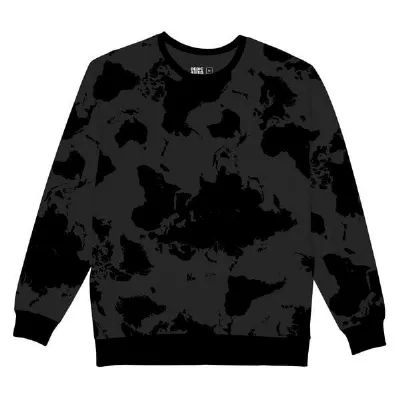 Dedicated DEDICATED Sweatshirt Malmoe World Chacoal