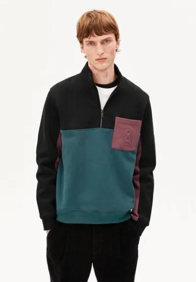 ARMEDANGELS ARMEDANGELS WAARLO COLORBLOCK Herren Sweatshirt aus 100% Bio-Baumwolle