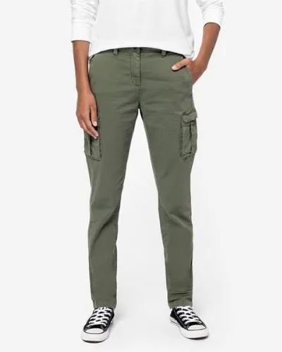 YTWOO YTWOO Nachhaltige Cargohose für Damen aus Bio-Baumwolle und Elasthan für Komfort und Stil