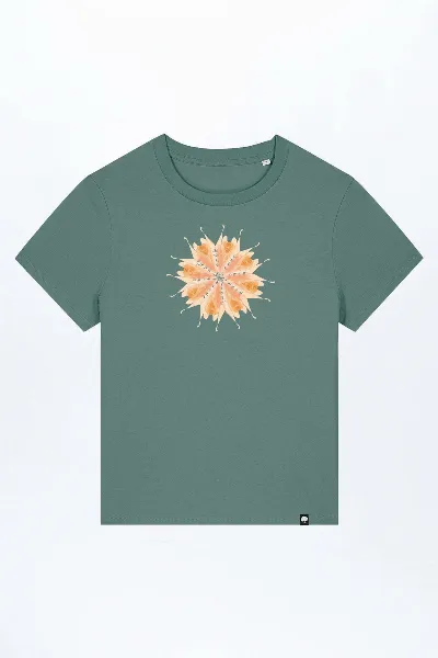 GREEN SHIRTS Blüte T-Shirt für Frauen