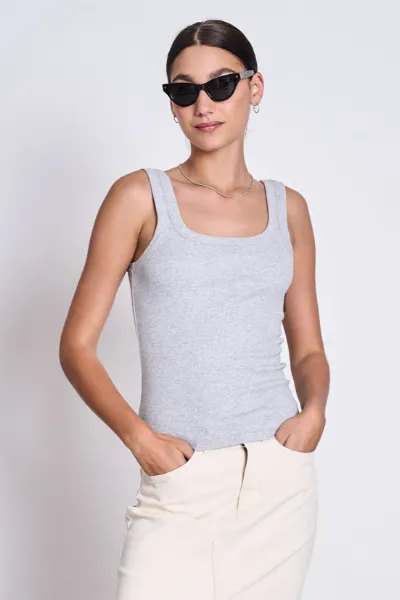 JAN N JUNE JAN 'N JUNE Damen vegan Rib Top Talli Talli
