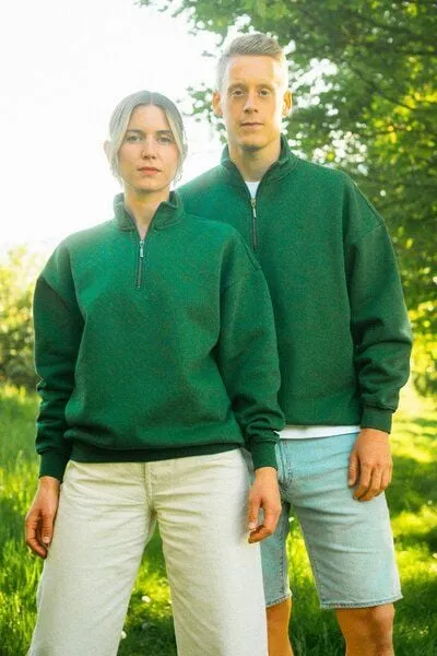 dirts dirts Quarter Zip Sweater Oversized