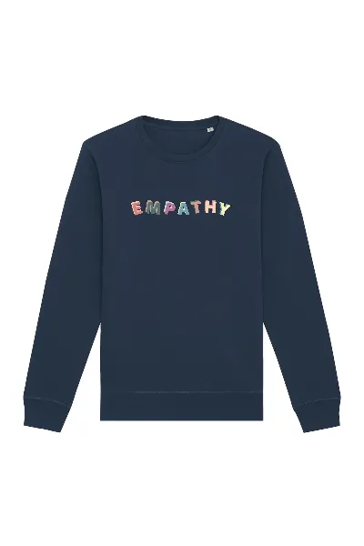 Oat Milk Club Oat Milk Club Damen vegan Sweatshirt Empathie Navy