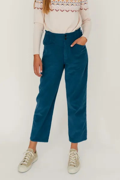 TWOTHIRDS TWOTHIRDS Damen vegan Hose Silmido Medium Blau