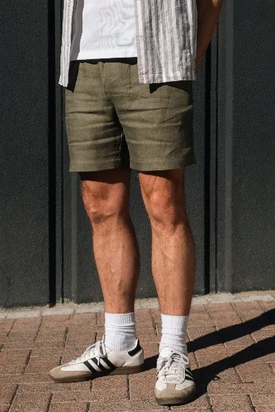 Lucid Collective Lucid Collective Herren vegan Shorts Core Khaki