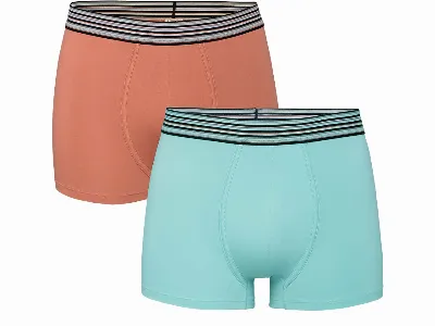 Living Crafts Living Crafts 2er-Pack Bio-Herren-Boxershorts RICHARD, flame/mare,