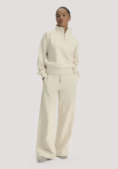 hessnatur hessnatur Damen Sweathose Wide Leg Relaxed aus Bio-Baumwolle mit Recycling-Baumwolle