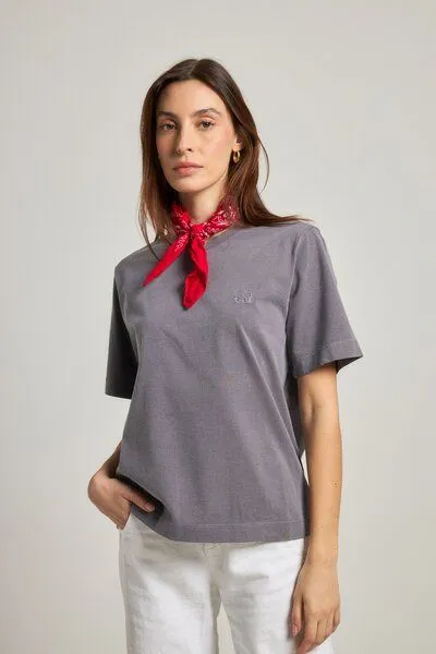 Trendsplant Trendsplant Women's Essential Pigment T-Shirt Pewter
