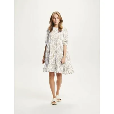 KnowledgeCotton Apparel KnowledgeCotton Apparel A-Linien Kleid- Seabreeze Print- aus Tencel