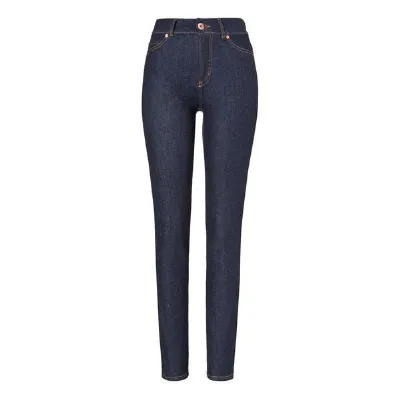 goodsociety goodsociety Womens High Rise Slim Jeans Raw One Wash