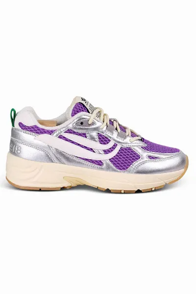 Genesis Genesis Damen vegan Sneaker G-Eco 99 Multi Silver Lavender Off White