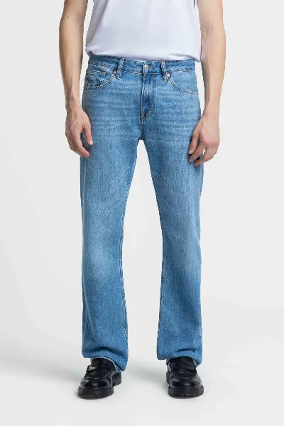 Kings Of Indigo Kings of Indigo Herren vegan Jeans Iskander Natural Stretch Mid Washed