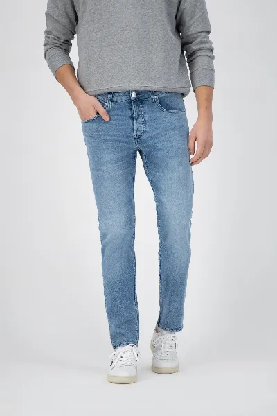 MUD Jeans MUD Jeans Herren vegan Jeans Mid Slim Rick Old Stone