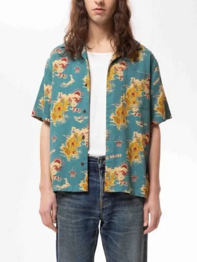 Nudie Jeans Nudie Jeans Hawaii Shirt - Aron Islands - aus Bio-Baumwolle