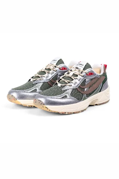 Genesis Sneaker G-Eco`99 Spotted Sole Silver/Olive