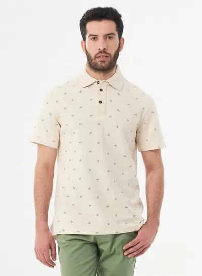 ORGANICATION ORGANICATION Poloshirt aus Bio-Baumwolle mit Allover-Print