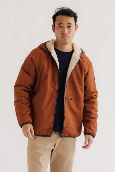 TWOTHIRDS TWOTHIRDS Herren vegan Jacke Hakluyt Umber Orange