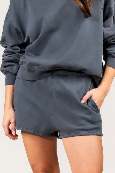 Kuyichi Kuyichi Damen vegan Shorts Megan Vintage Grau