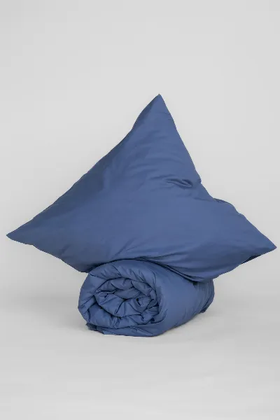 MELA MELA unisex vegan Bettwäsche Set Majuli Blau