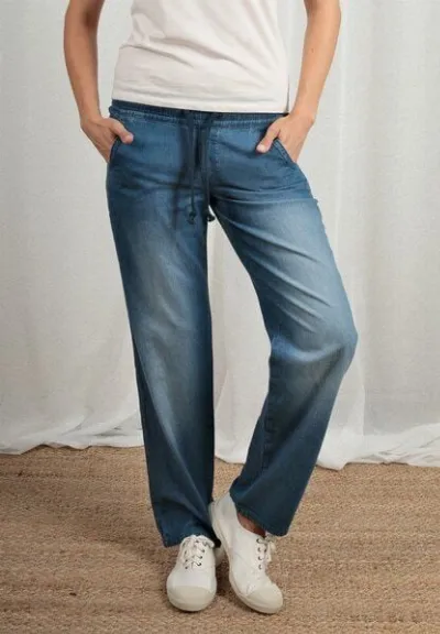 TORLAND TORLAND Lockere Hose im Jeans-Look mit Gummizug CHARLIE