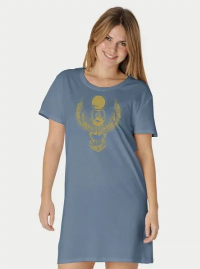 Peaces.bio - handbedruckte Biomode Peaces.bio - handbedruckte Biomode Longshirt Cheper Damen