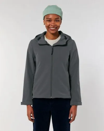 YTWOO YTWOO Damen Eco Softshell Jacke mit Kapuze