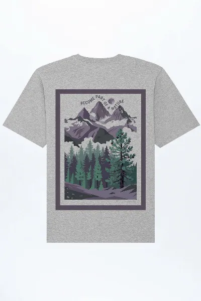 GREEN SHIRTS Become Part of Nature Relaxed Fit T-Shirt für Männer