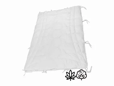  Steppdecke Kontur 4-Jahreszeiten 240 x 220 cm, mit Baumwoll-/Hanffüllung 1.584 + 2.112 g