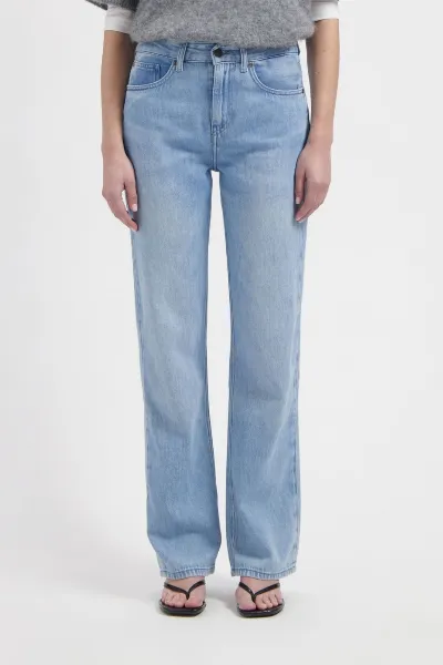 MUD Jeans MUD Jeans Damen vegan Jeans Mid Loose Flow Jamie Stone Vintage