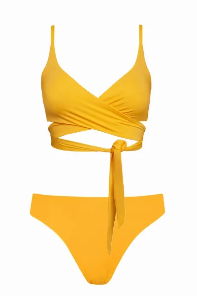 Anekdot Anekdot Damen vegan Lin + Skyline Slim Bikini Set