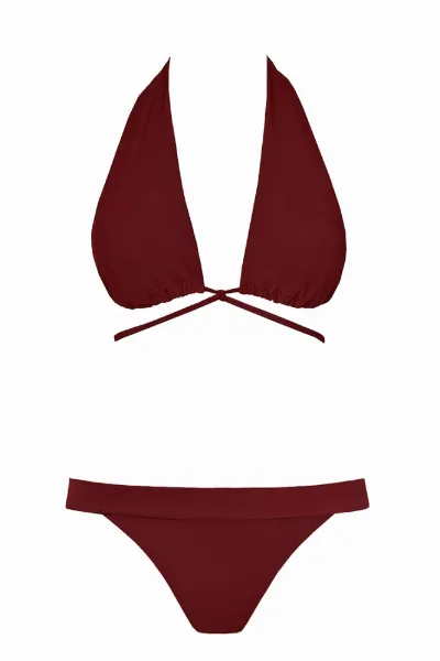 Anekdot Anekdot Damen vegan Bikini Versatile + Cheeky Merlot