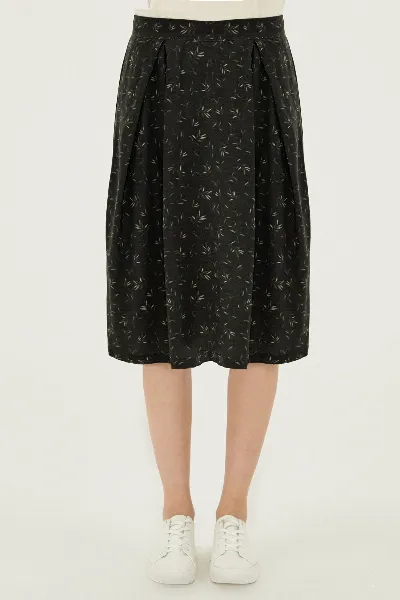 ORGANICATION ORGANICATION Damen vegan Midirock Print