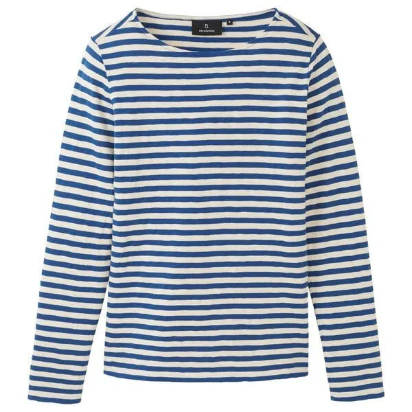 recolution recolution Gestreiftes Longsleeve IRIS STRIPES