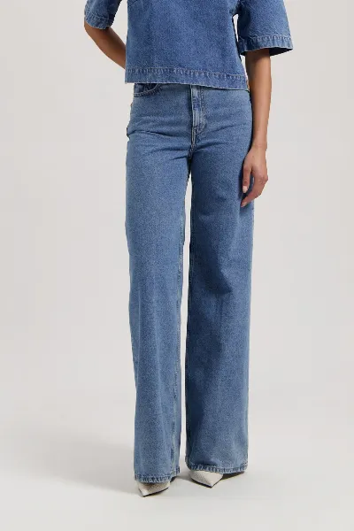 MUD Jeans MUD Jeans Damen vegan Jeans High Lose Sara Stone Vintage