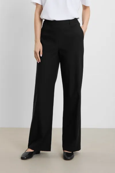 LAURIE LAURIE Damen vegan Hose Alice Loose Mittellang