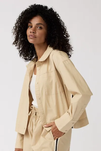 Alchemist Alchemist Damen vegan Bluse Loes Tape Sand