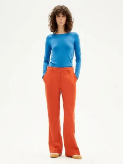 thinking mu thinking mu lockere High Waist - Hermione Pants - aus biologisch angebauter Baumwolle