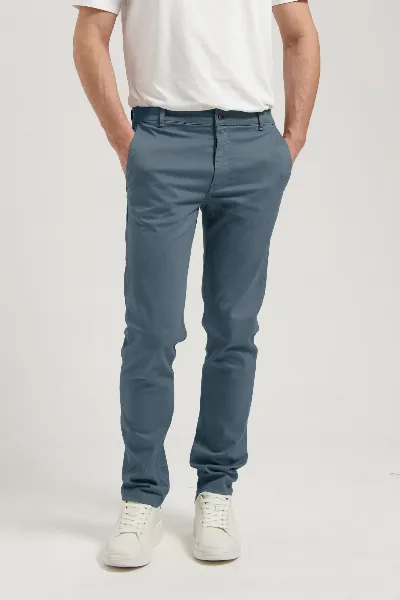 MUD Jeans MUD Jeans Herren vegan Hose Mid Tapered Scott Schieferblau