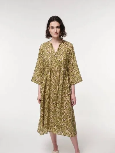 LANIUS LANIUS Midikleid Print Flower Field aus TENCEL