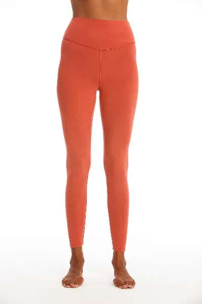 RAVENS VIEW IBIZA RAVENS VIEW IBIZA Damen vegan Legging Deva Erde Rot