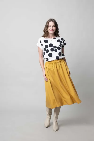 Marjolein Elisabeth Marjolein Elisabeth Damen vegan Rock Anna Gelb
