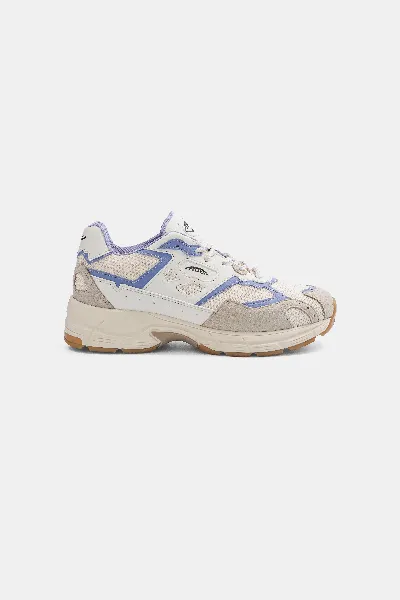 MoEa MoEa Herren vegan Sneaker Rush Beige & Lila Orange